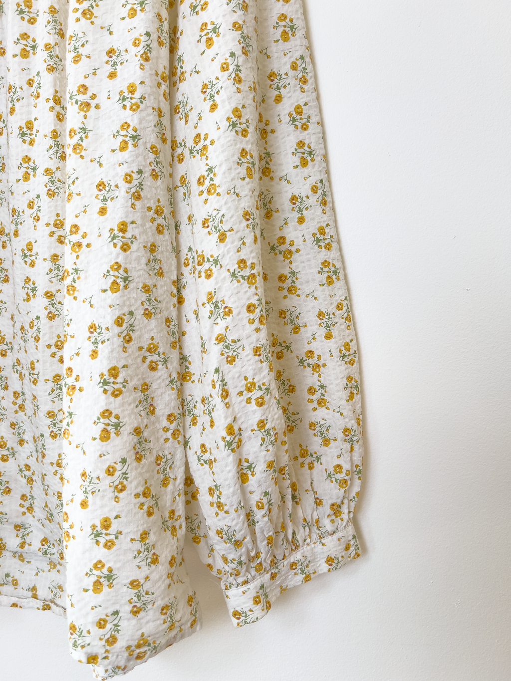 Floral peasant top