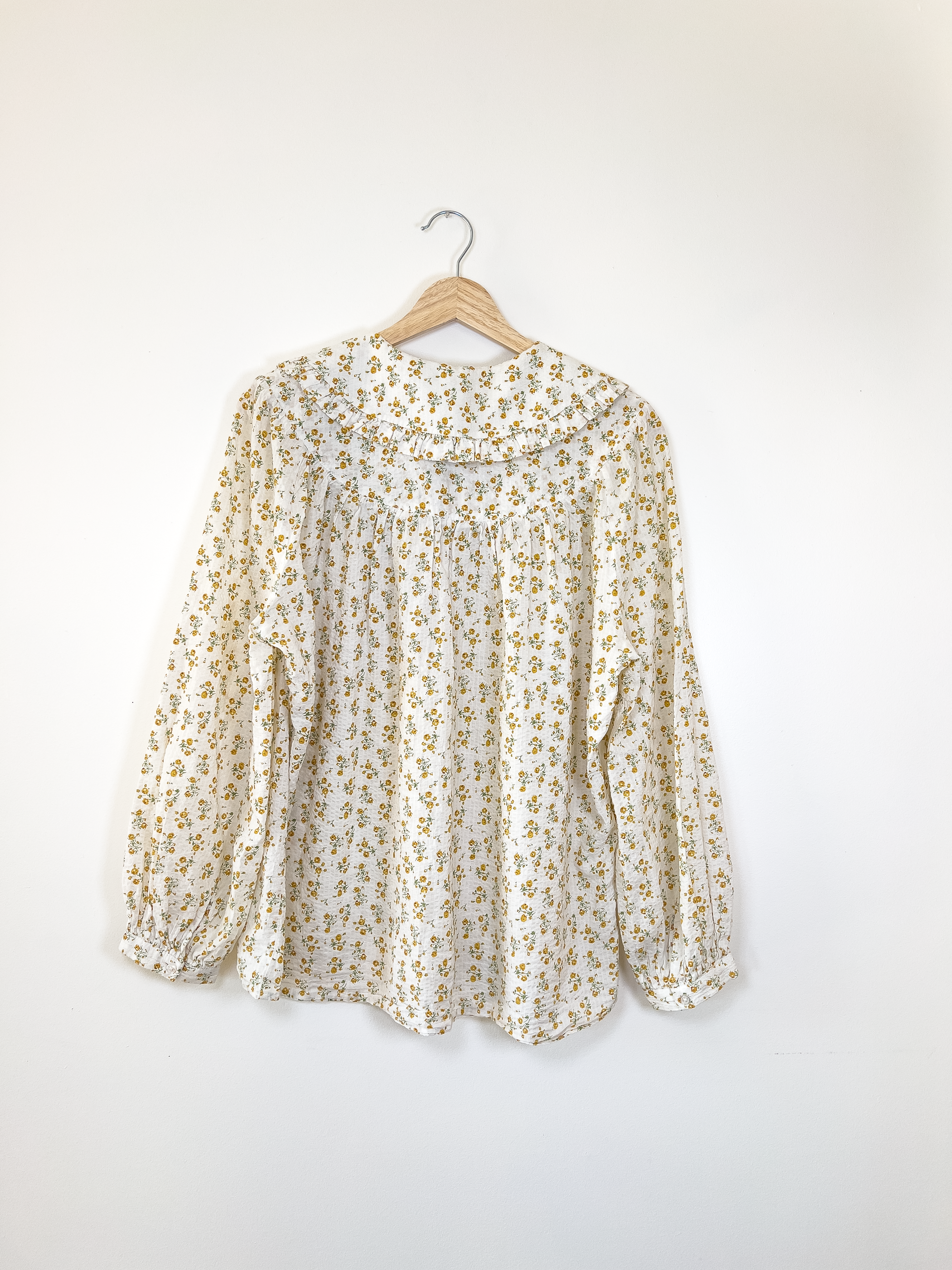 Floral peasant top