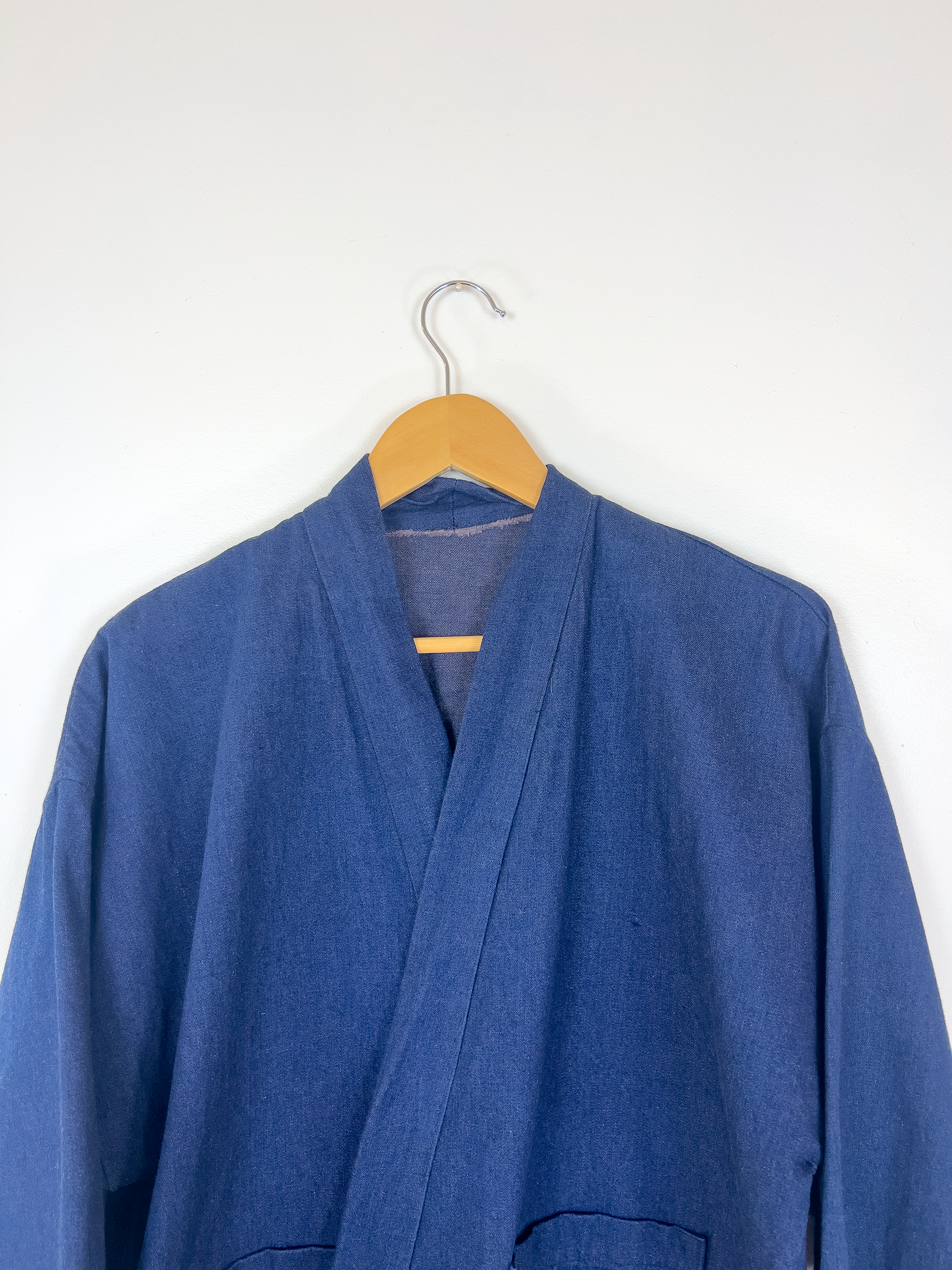 Indigo Cotton Kimono Jacket