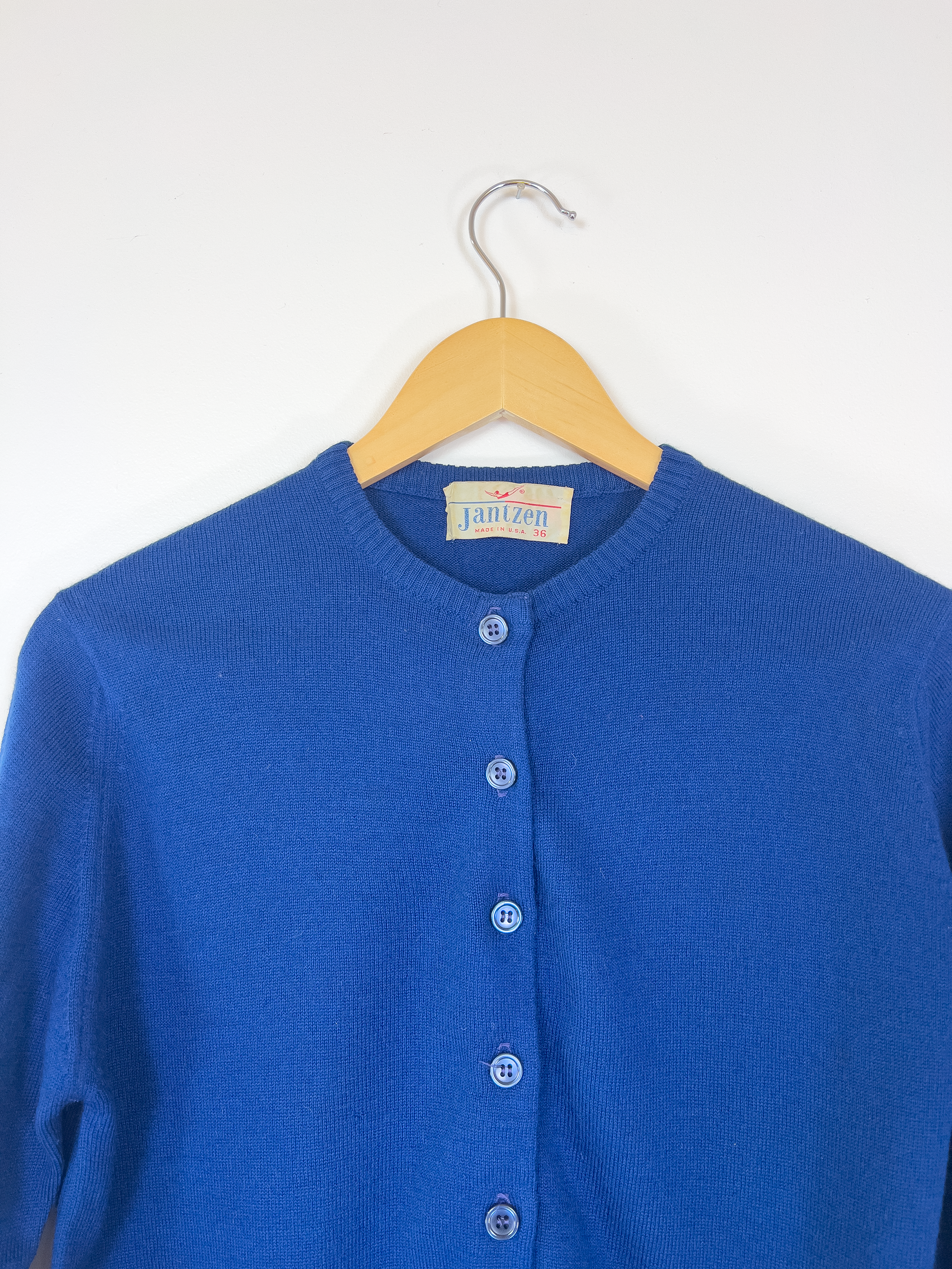 Blue Jantzen Cardigan
