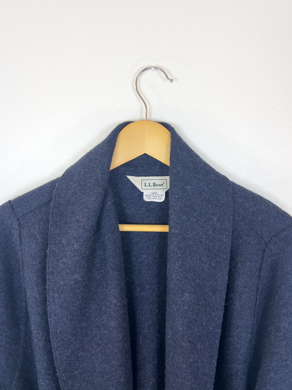 L.L. Bean Wool Belted Cardigan
