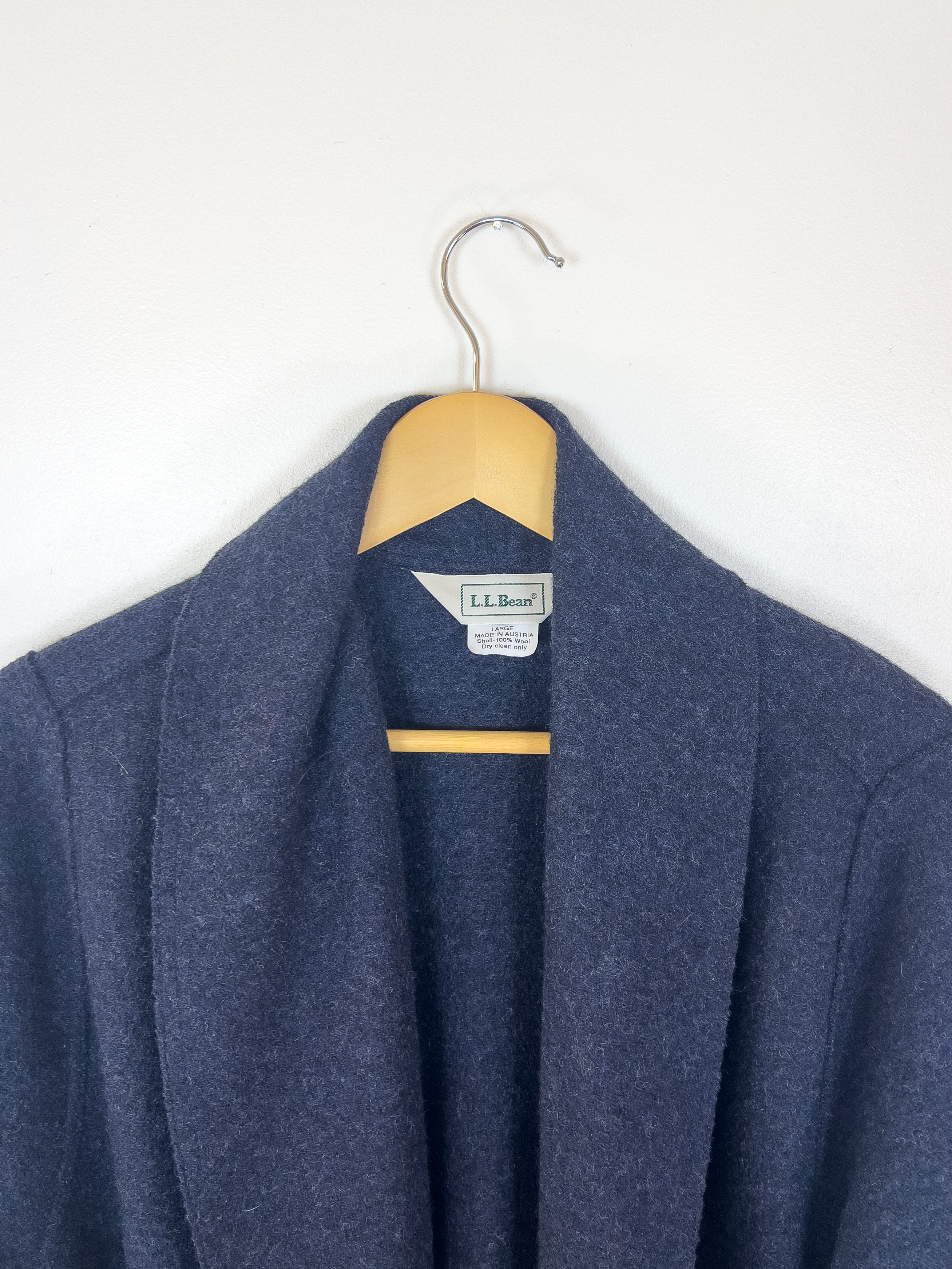 L.L. Bean Wool Belted Cardigan