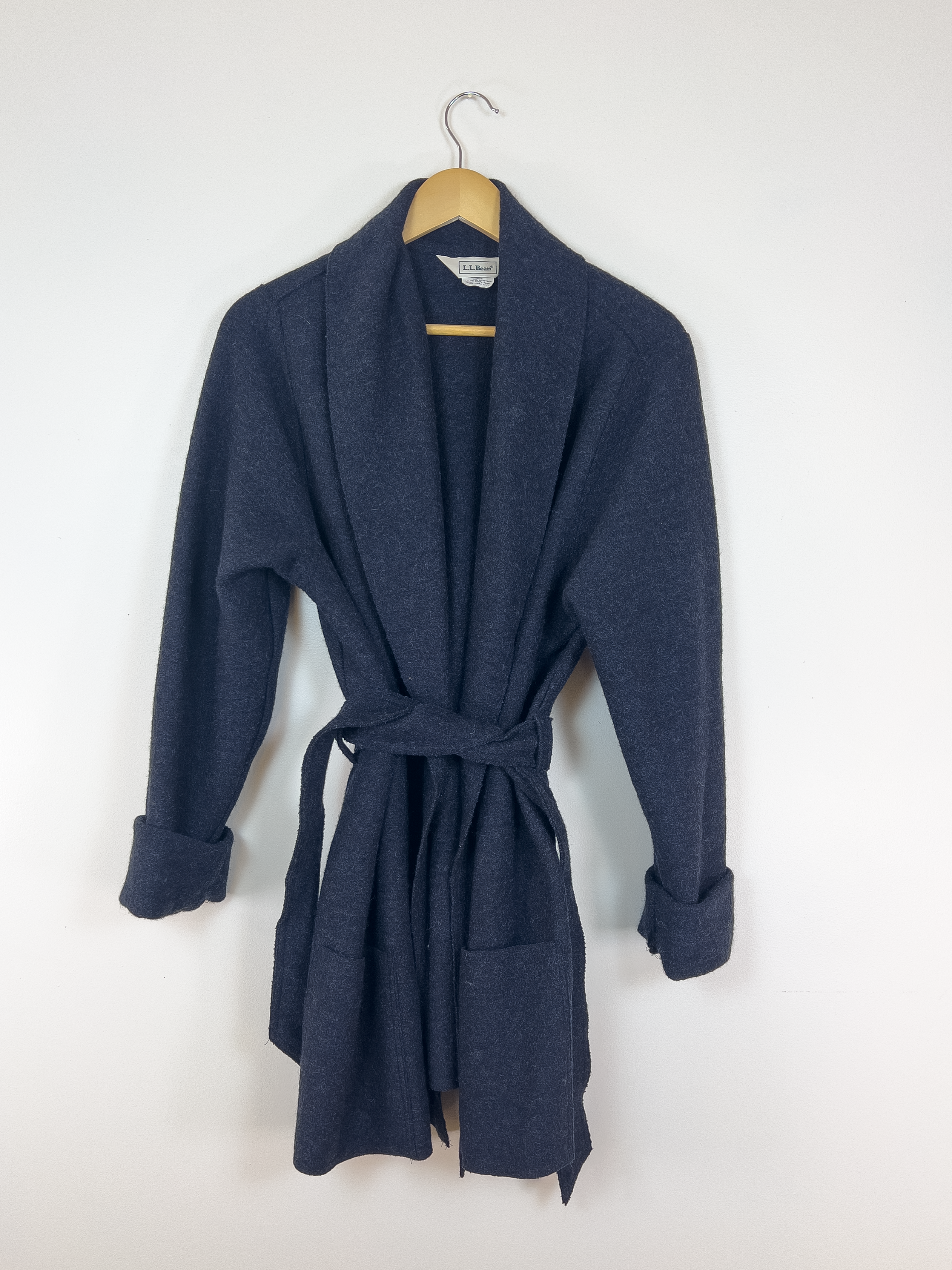 L.L. Bean Wool Belted Cardigan