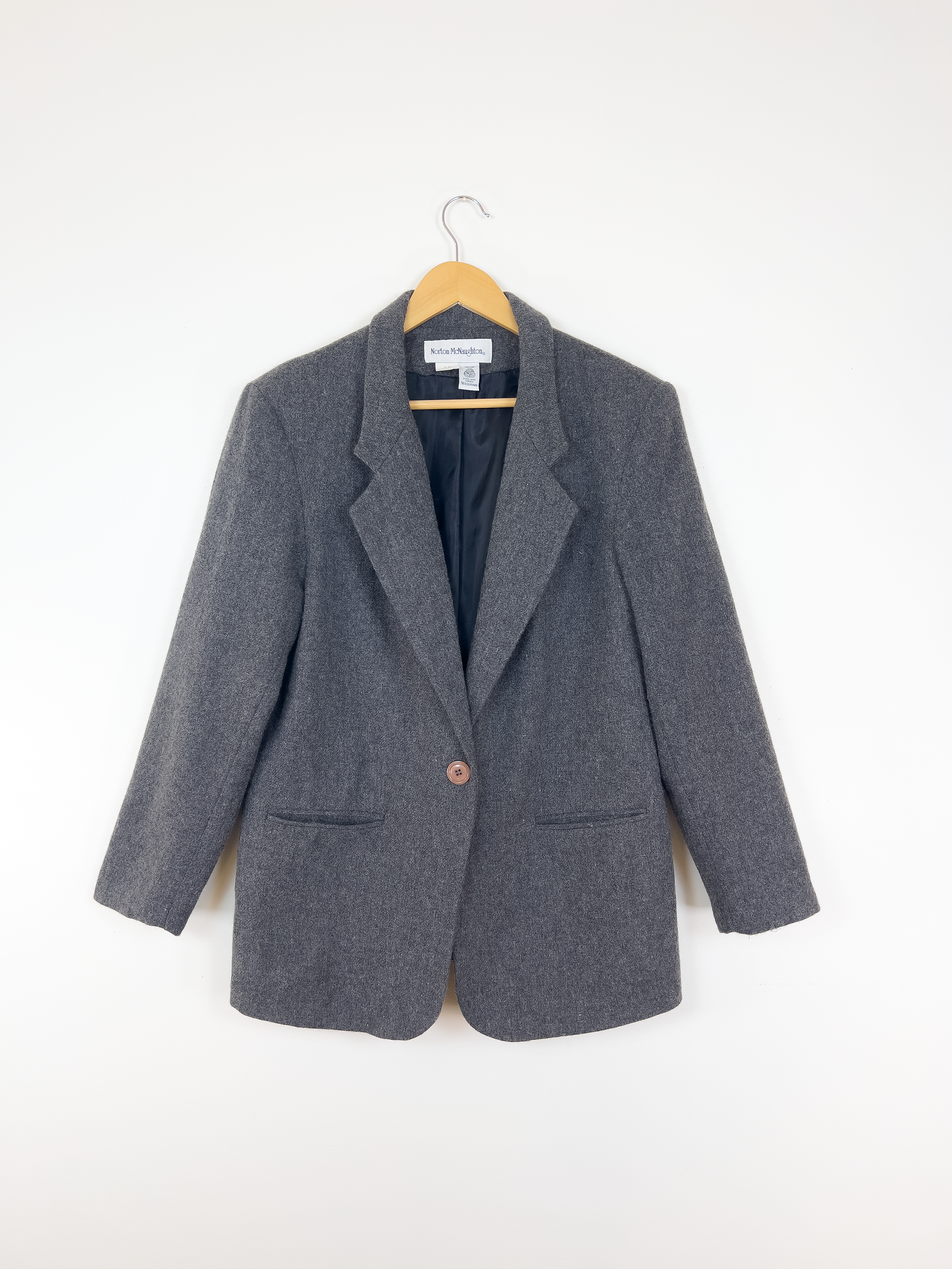 Gray Wool Blazer