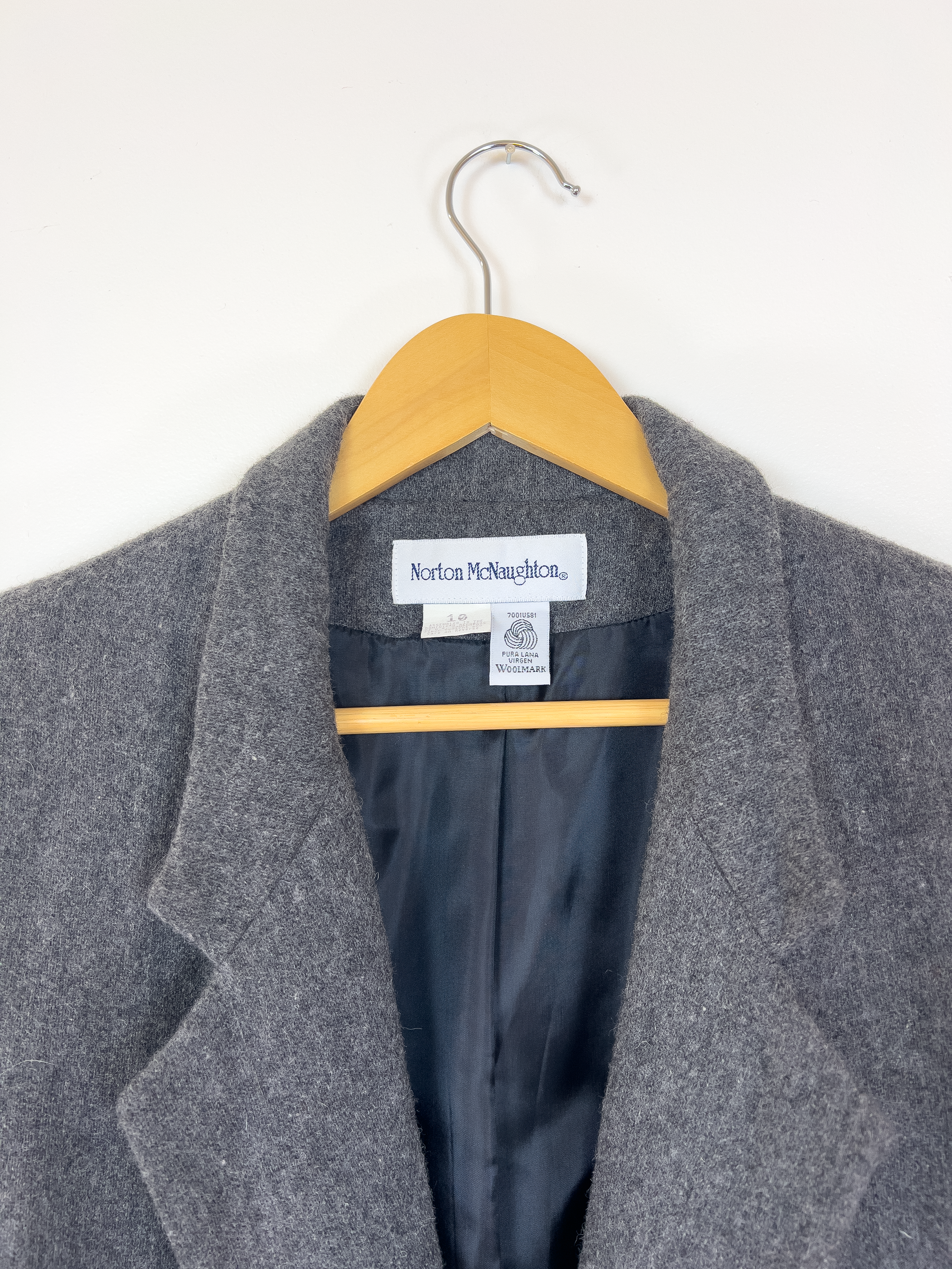 Gray Wool Blazer