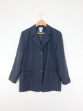 Charcoal Wool Blazer