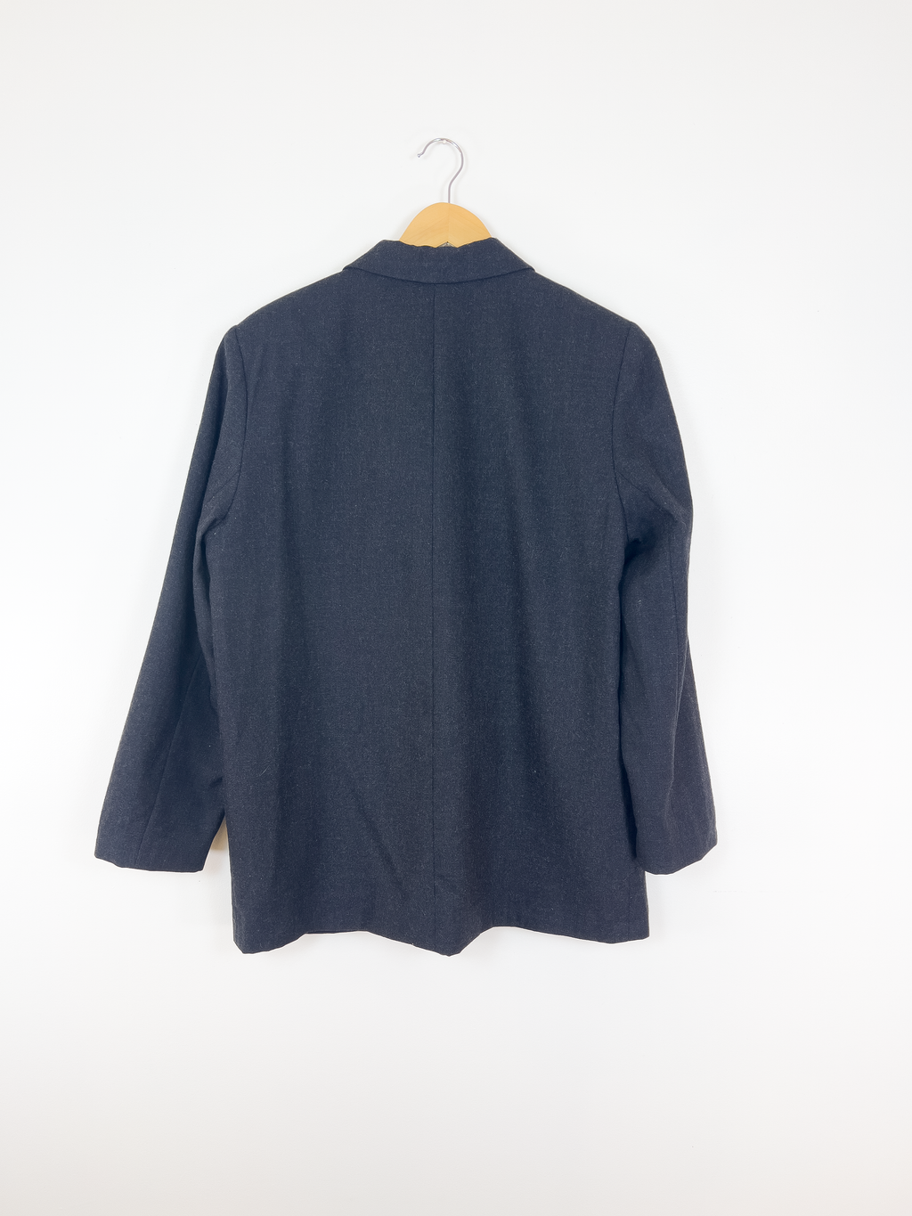 Charcoal Wool Blazer
