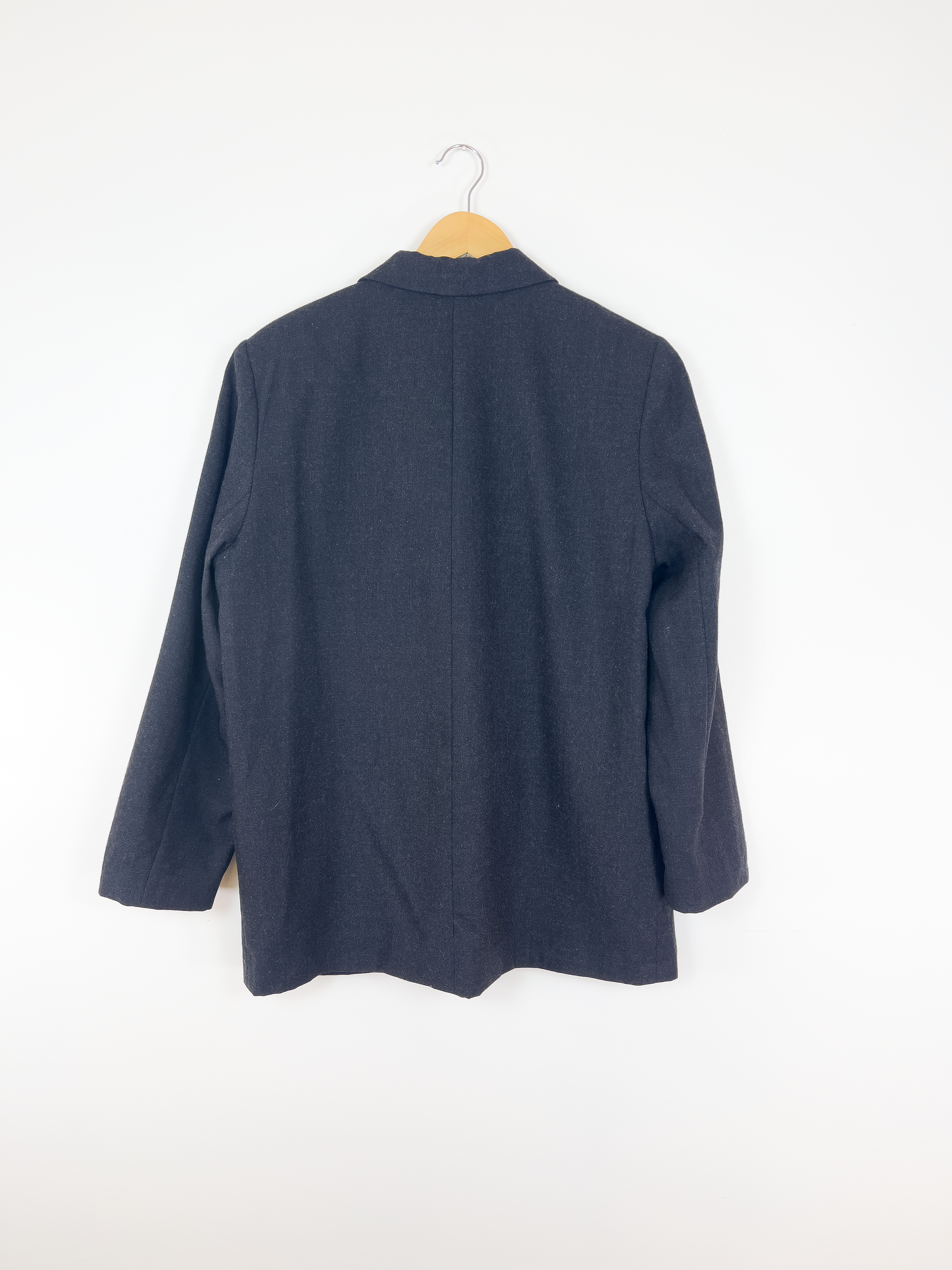 Charcoal Wool Blazer