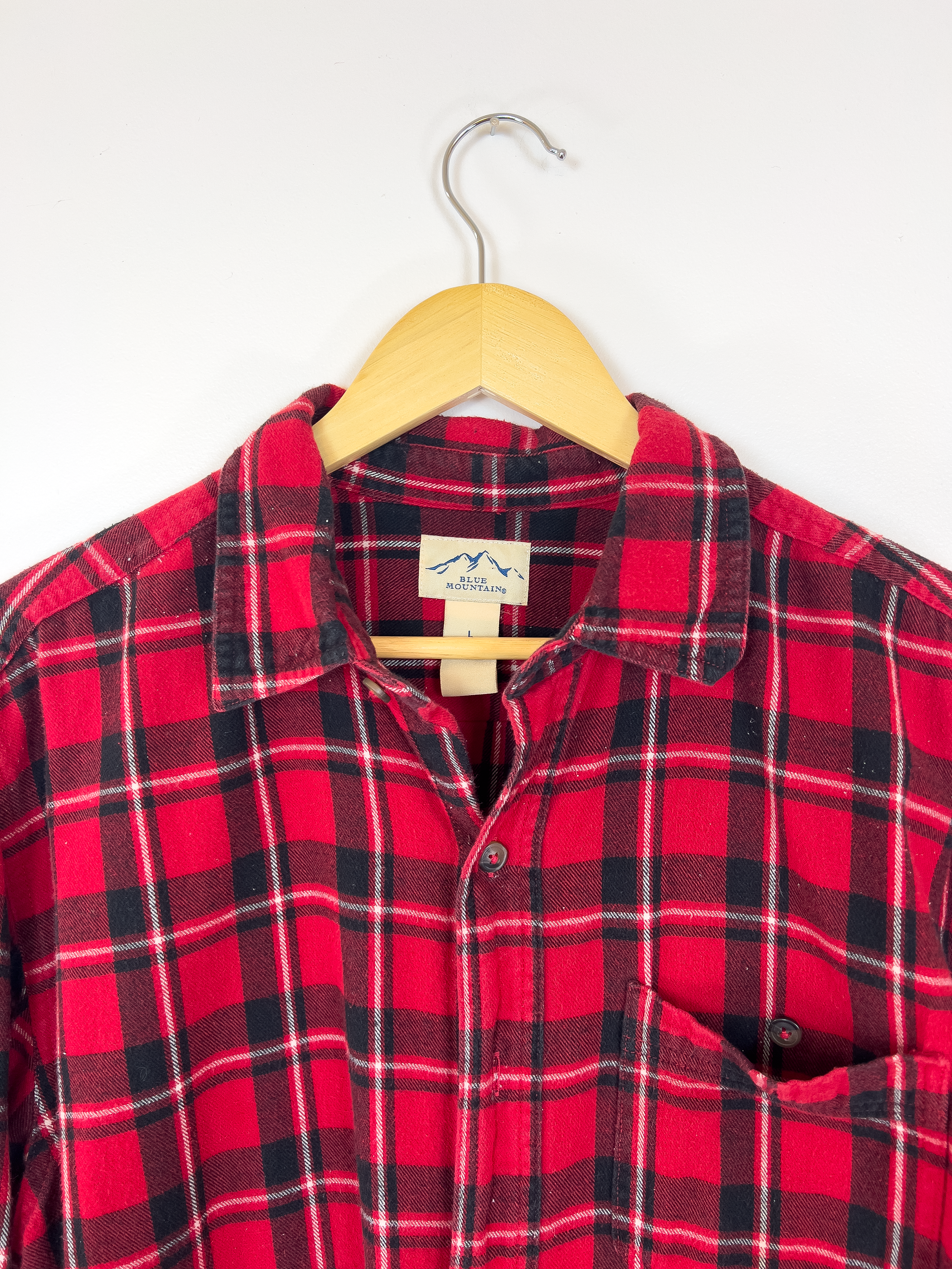 Red and Black Flannel Shirt