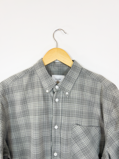 Billy Reid Gray Button-Up