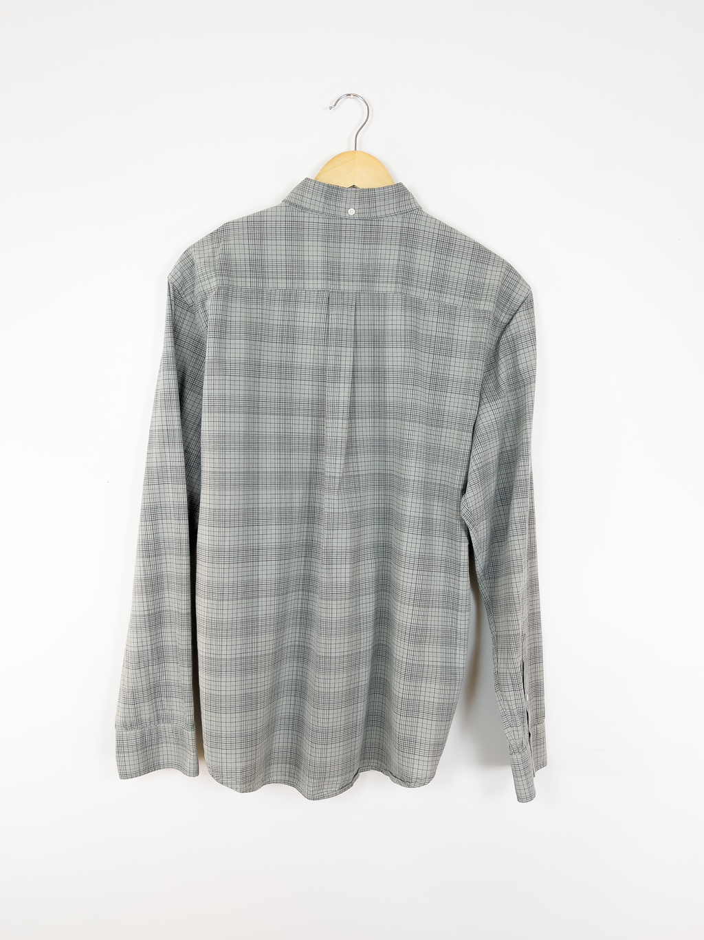 Billy Reid Gray Button-Up