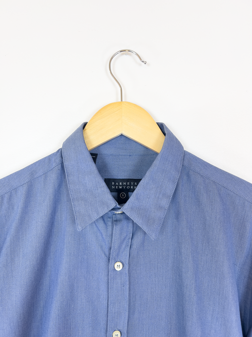 Barney's Blue Oxford Shirt