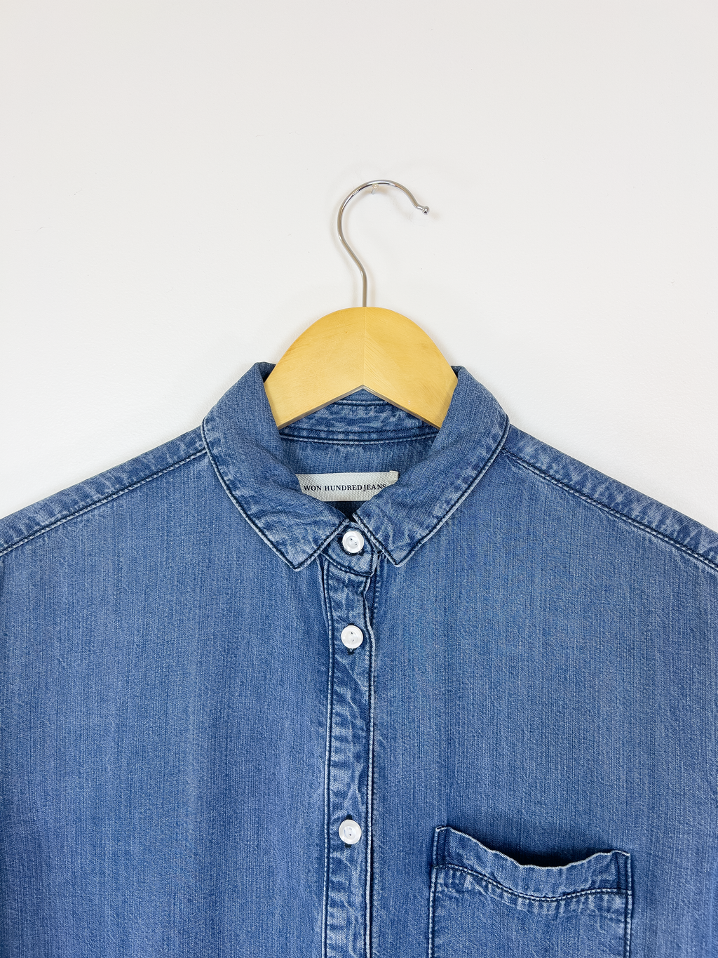 Won Hundred Chambray Button-Up