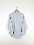 Stripe Grandad Collar Shirt