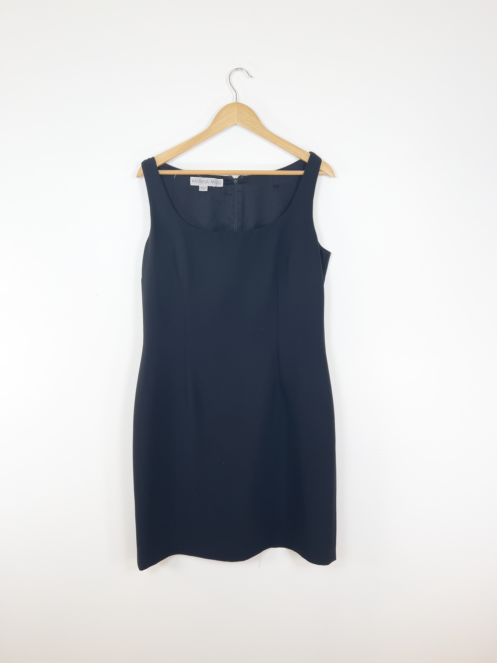 Patricia Moss Black Sheath Dress