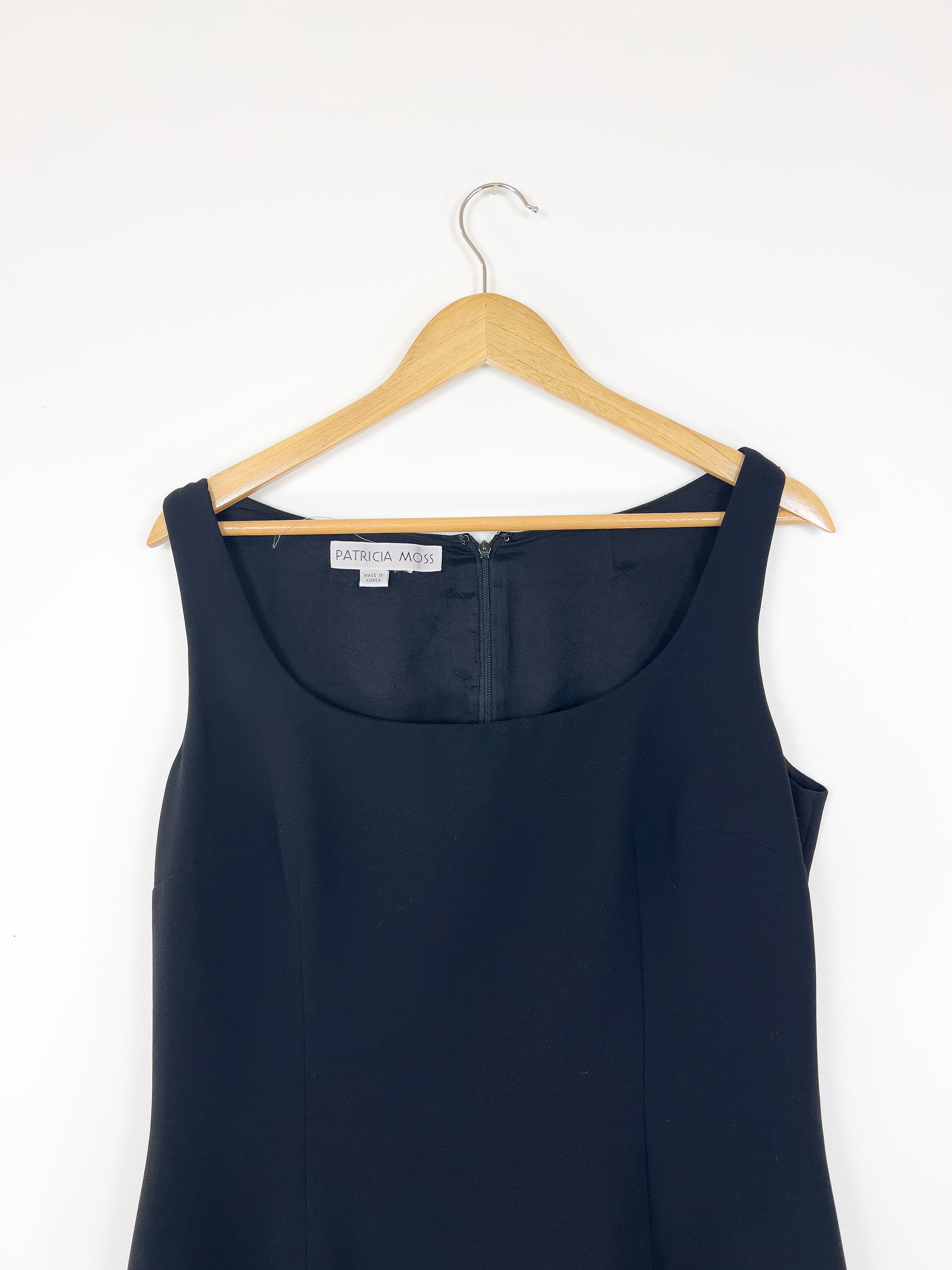 Patricia Moss Black Sheath Dress