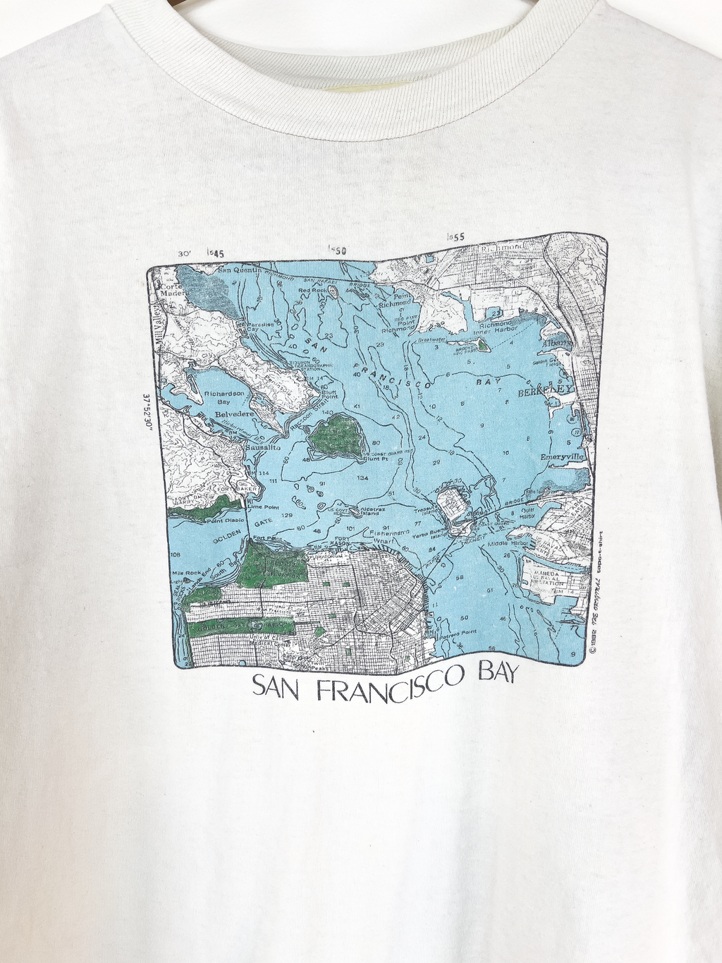 San Francisco Bay Map Tee