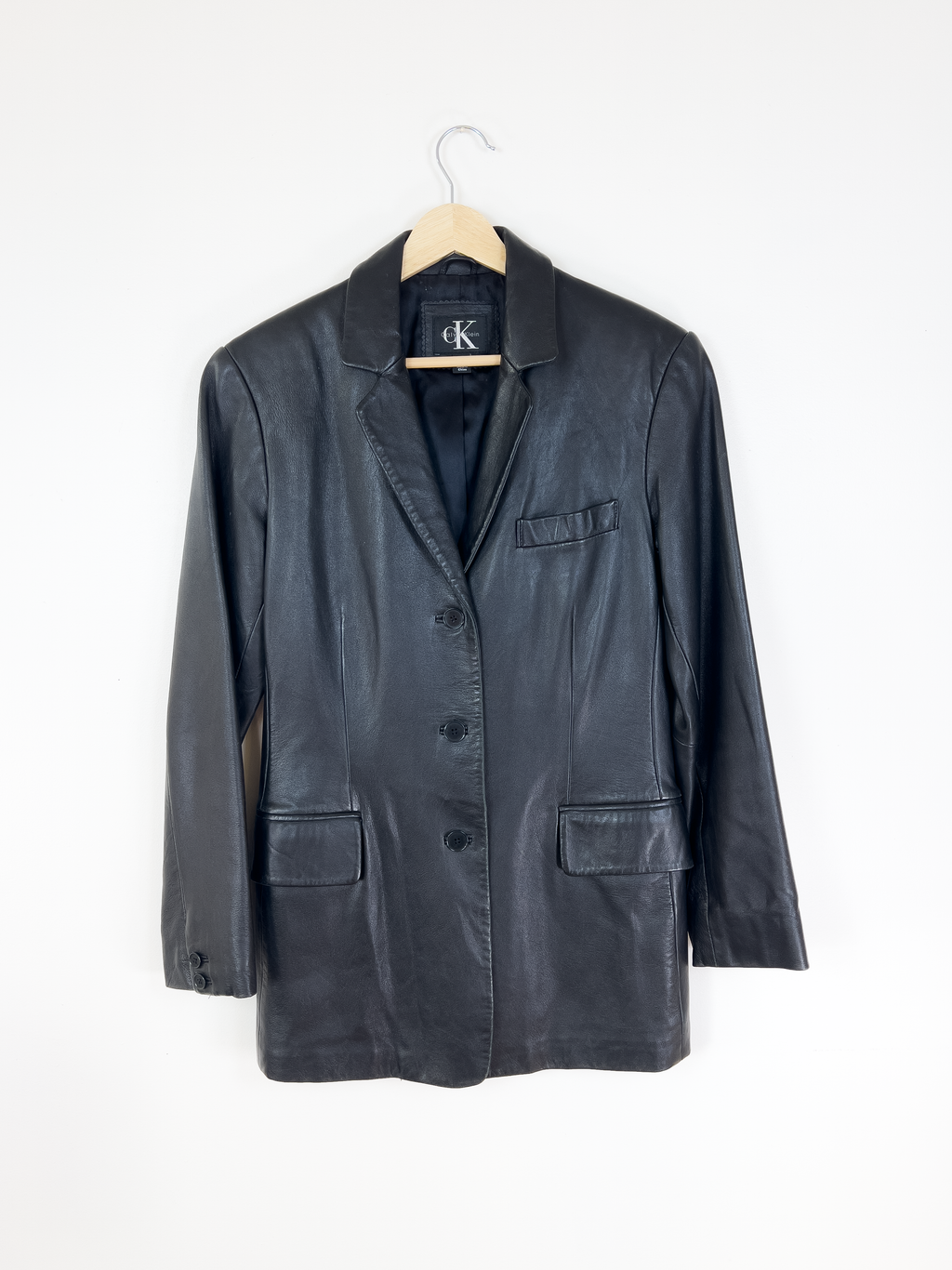 Calvin Klein Leather Blazer