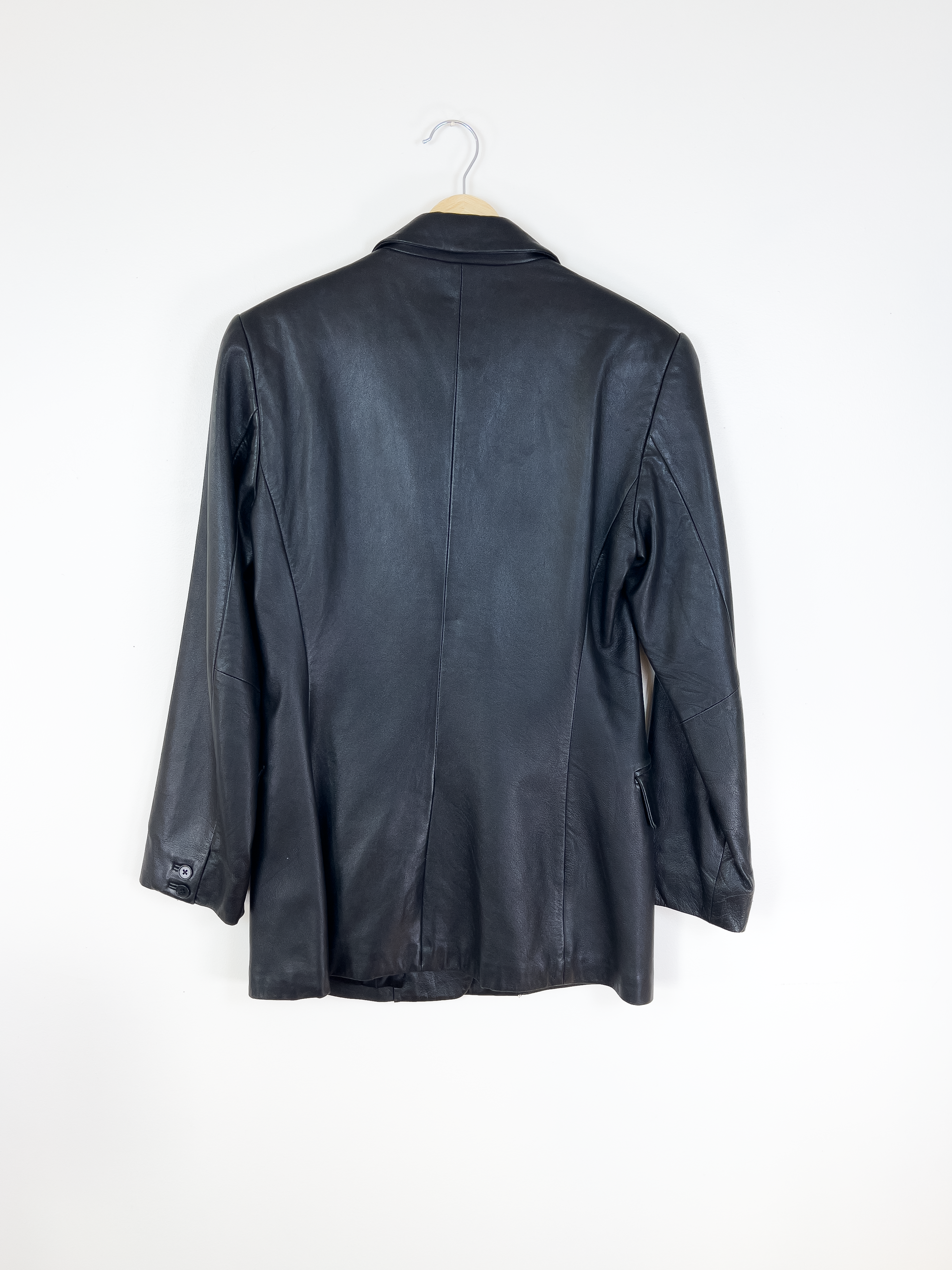 Calvin Klein Leather Blazer