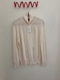 Talbots White Turtleneck