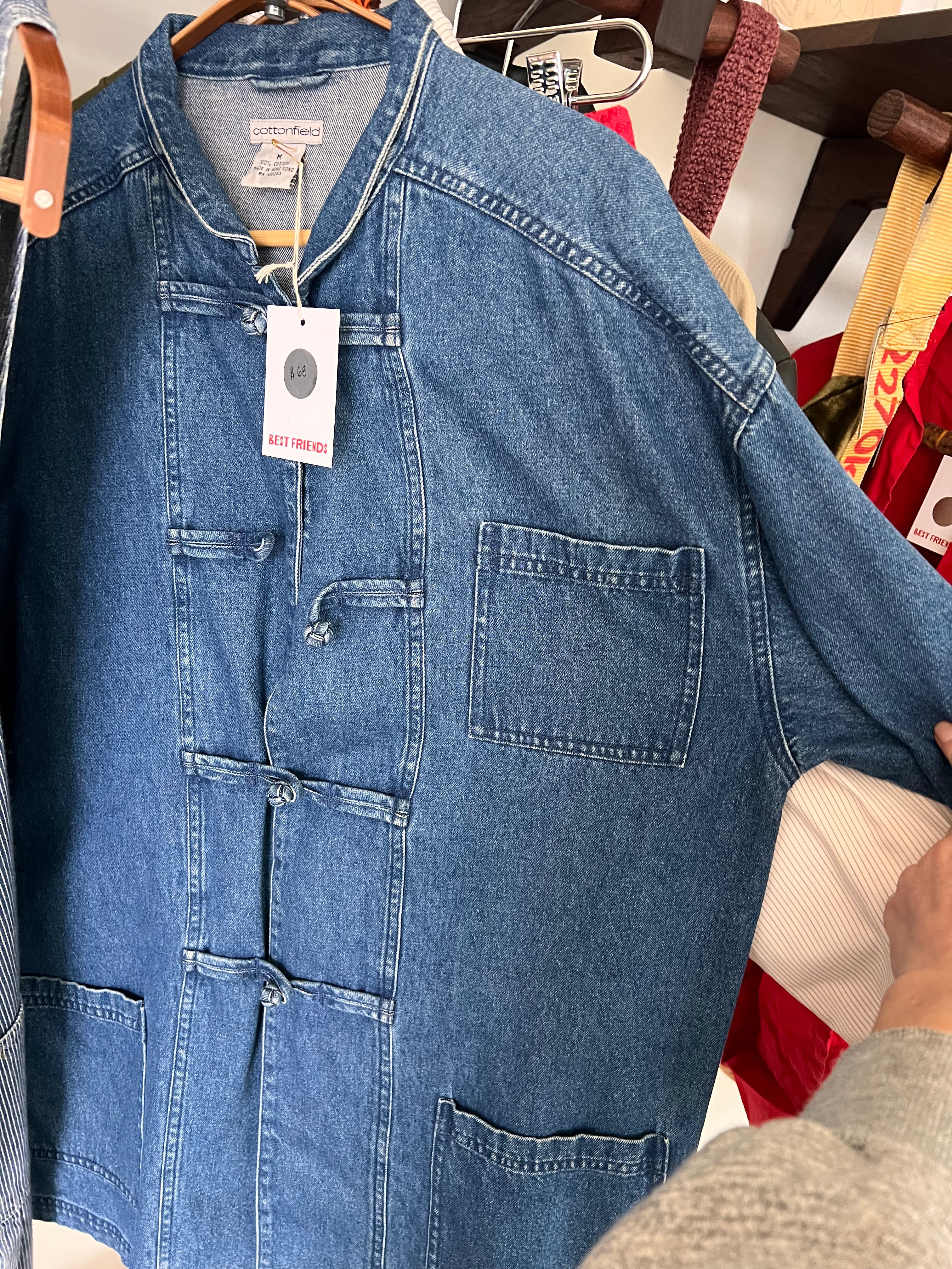 Frog Toggle Denim Jacket