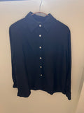 Black Silk Harve Bernard Shirt