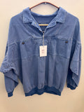 80s Chambray top