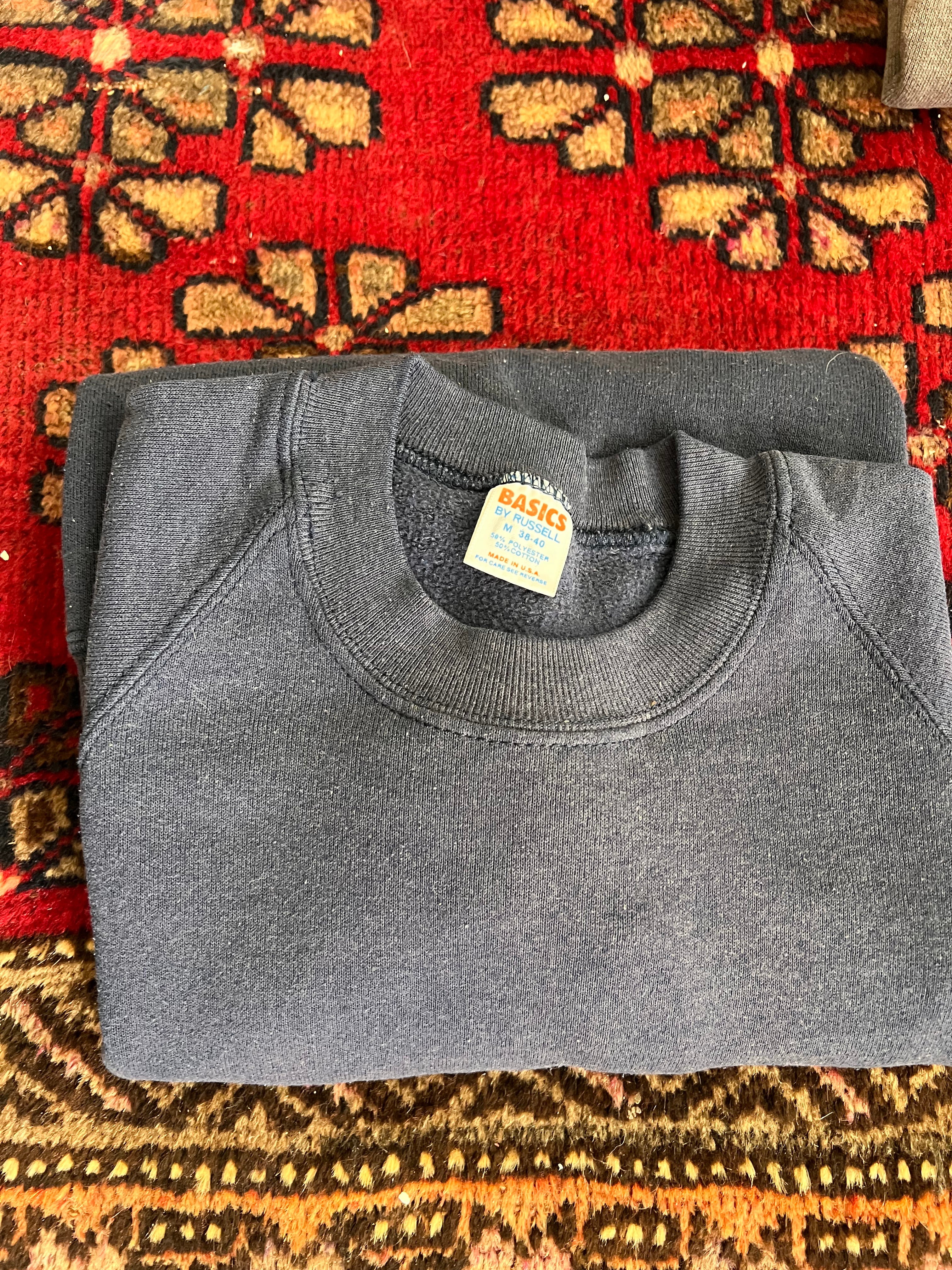 Navy Raglan
