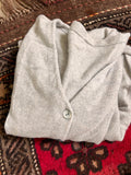 Grey Cashmere Cardigan