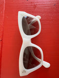 White Celine Sunglasses