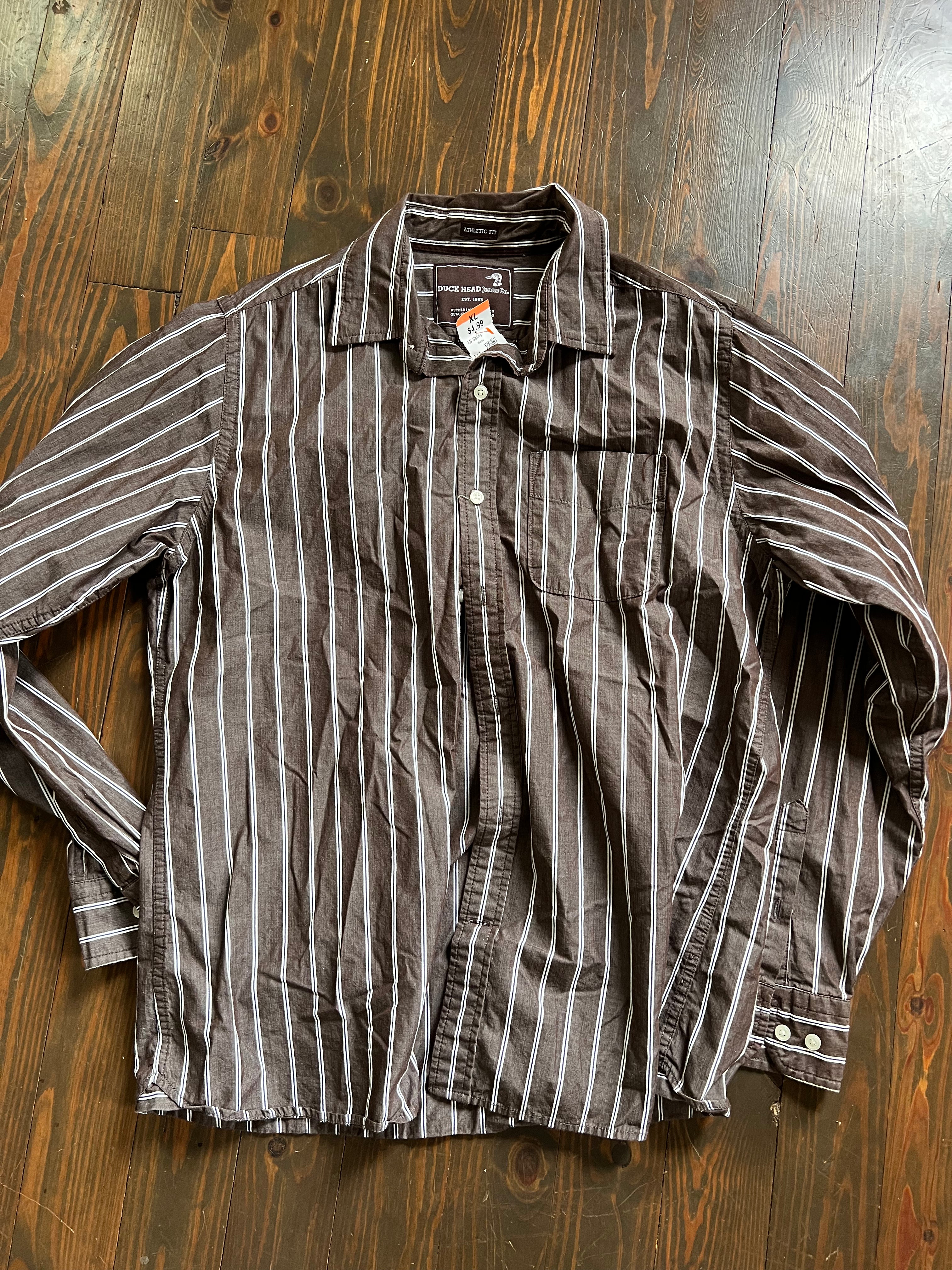 Duck Head Stripe Button Up