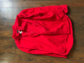 Red Button Down