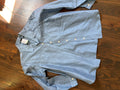 Blue Silk Button Up