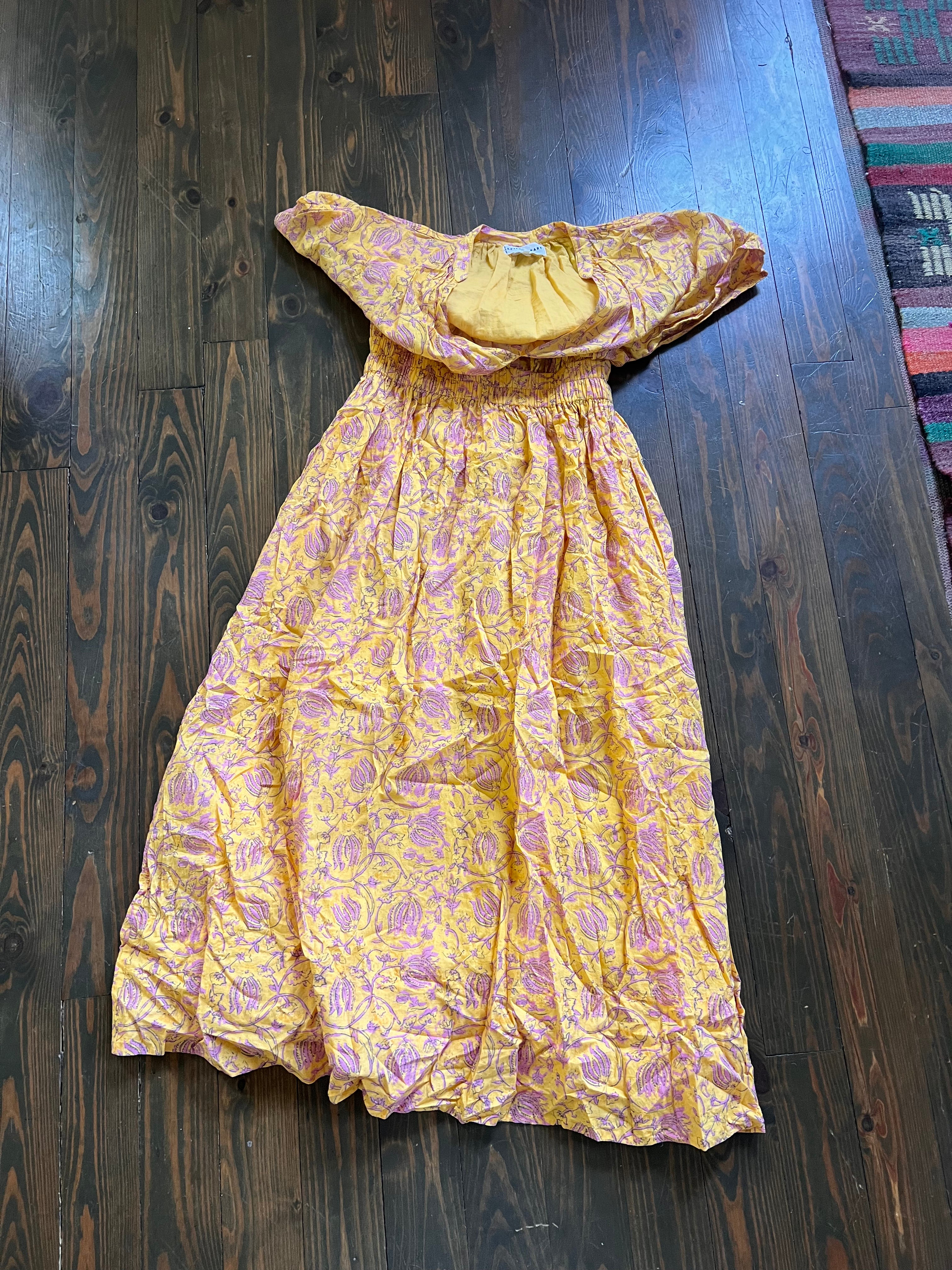 Apiece Apart Yellow Dress