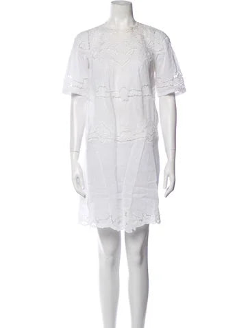 Isabel Marant Crew Neck Mini Dress