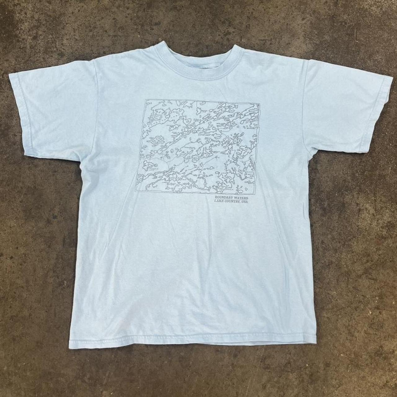 Boundary Waters Map Tee