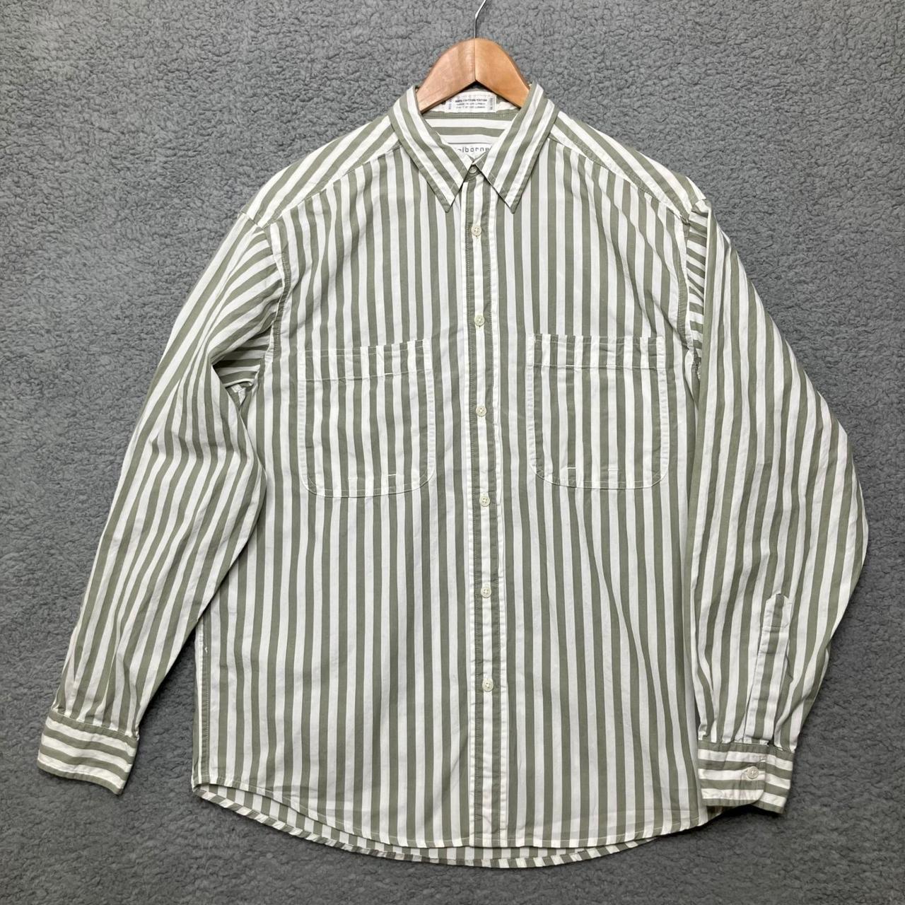 Liz Claiborne Stripe Button Up