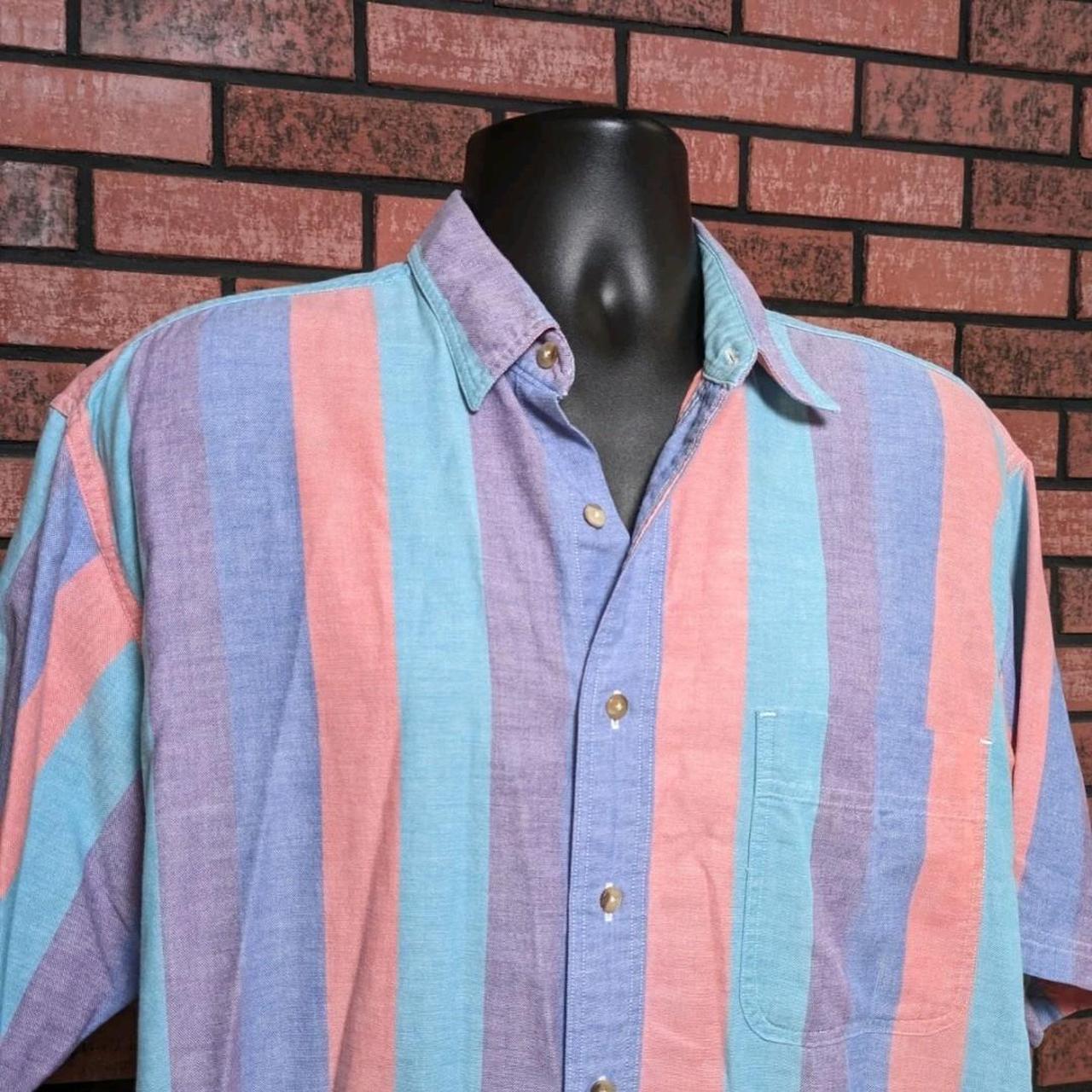 Eddie Bauer Pastel Stripe Shirt