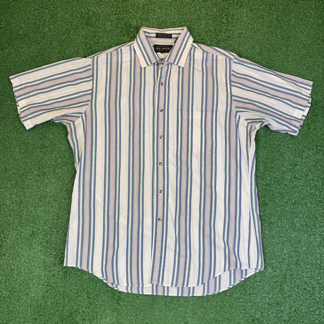 Neil Martin Stripe Button Up