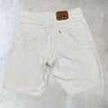 White Levis Shorts