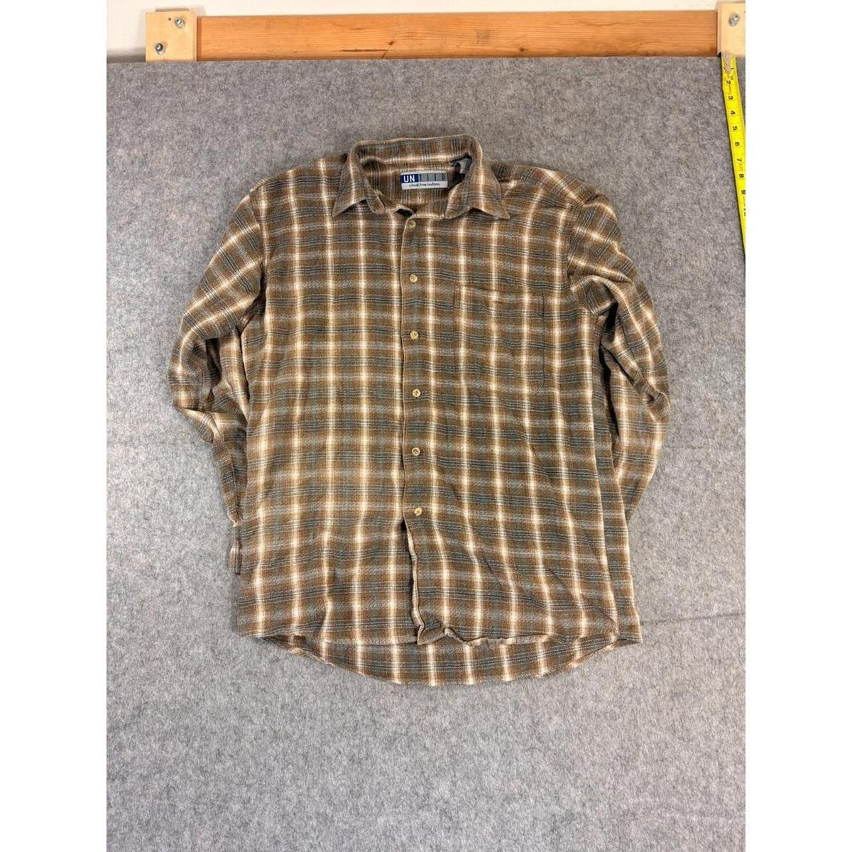 Vintage Brown Button Up