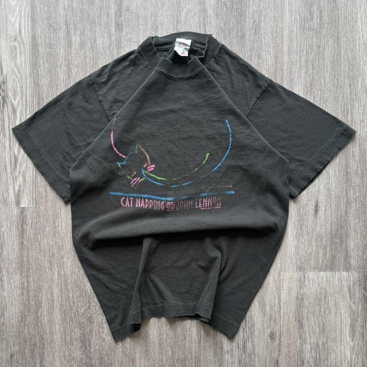 John Lennon Cat Tee