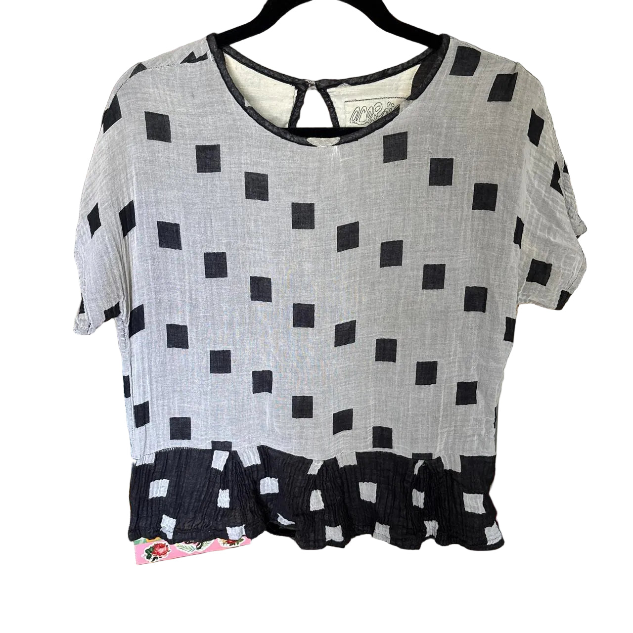 Ace & Jig Checkered Top