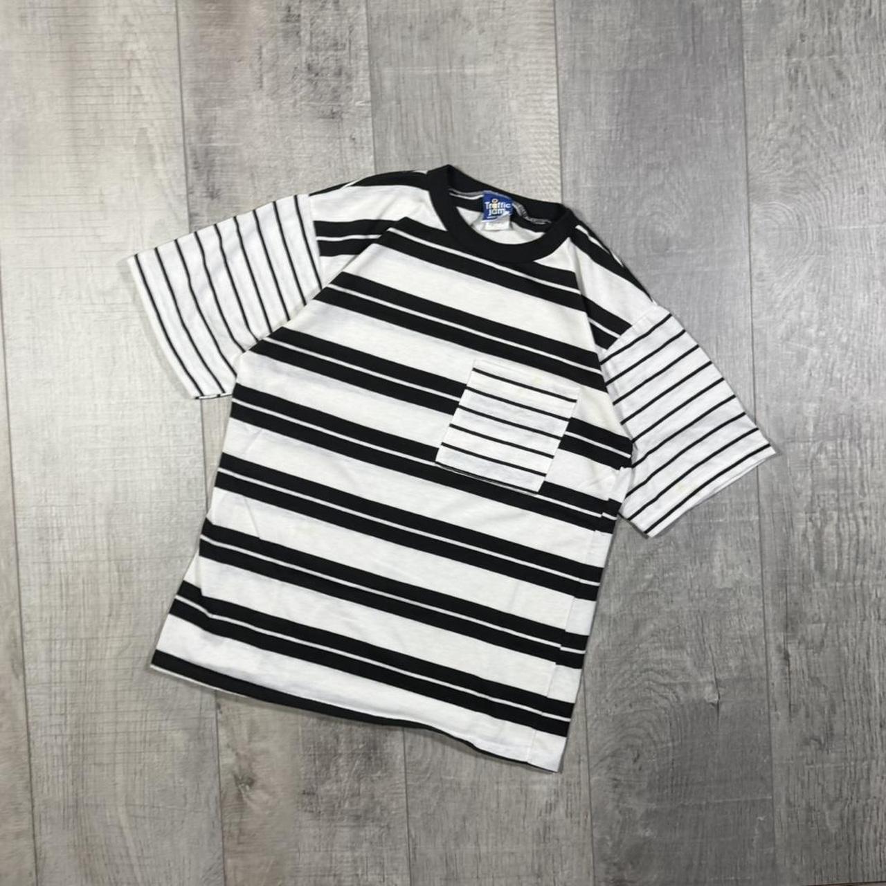 Vintage Black& White Stripe Top