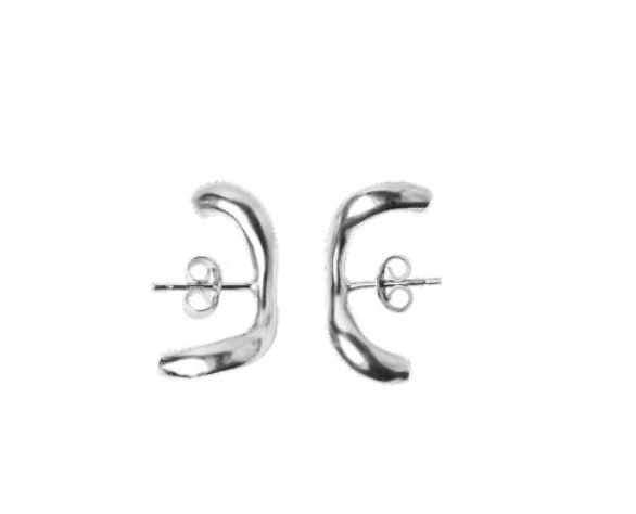 Beatriz PALACIOS Silver Wave Earring