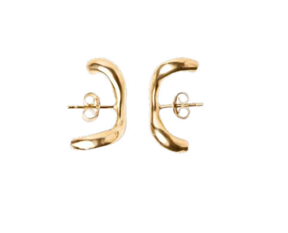 Beatriz PALACIOS Gold Wave Earring