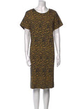 6397 Animal Print Knee-Length Dress
