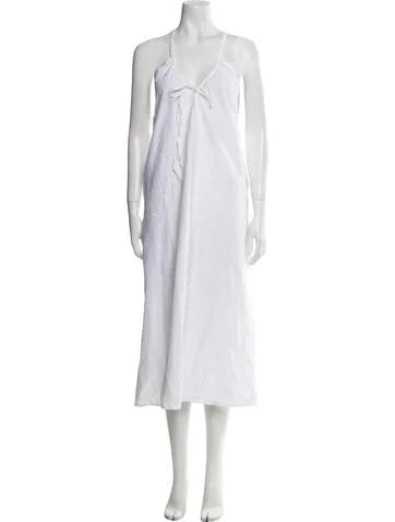 Deiji Studios V-Neck Long Dress