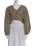 Selva Negra Plaid Top