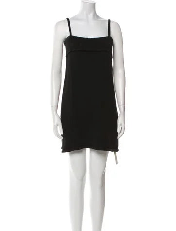 St. Agni Square Neckline Mini Dress